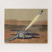 Mars starten aus den Mars. Puzzle (Horizontal)