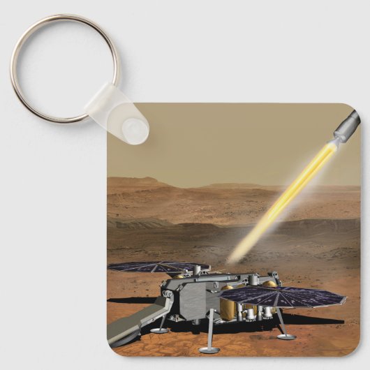 Mars starten aus den Mars. Schlüsselanhänger (Vorderseite)