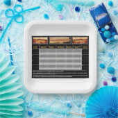 Mars Stausturm Pappteller (Party)