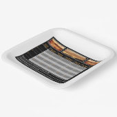 Mars Stausturm Pappteller (Gewinkelt)