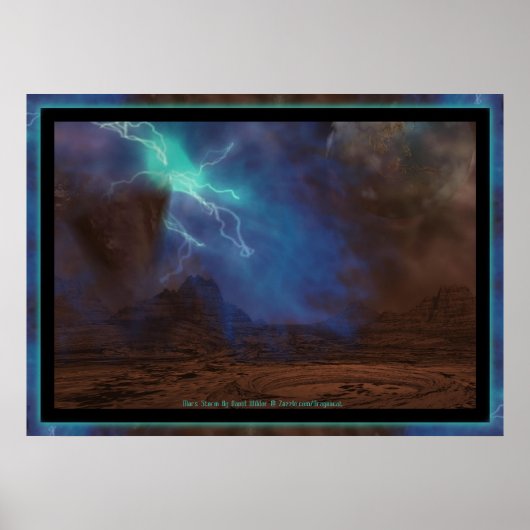Mars Storm Poster (Vorne)