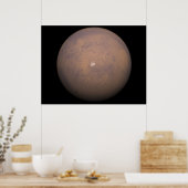 Mars: Südpol Poster (Küche)