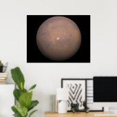 Mars: Südpol Poster (Heimbüro)
