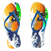 MARS Surfer Flip Flops Badesandalen (Fußbett)