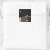 Mars Telecommunications Orbiter Quadratischer Aufkleber (Tasche)