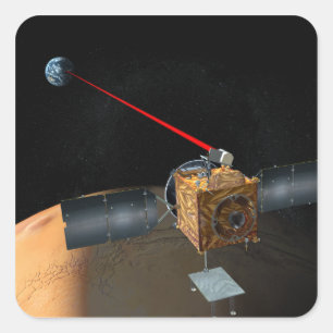 Mars-Telekommunikations-Orbiter Quadratischer Aufkleber