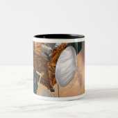 Mars - Telekommunikationsunternehmen 2 Zweifarbige Tasse (Mittel)