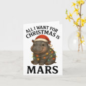 Mars The Hip Christmas Baby Hip Mars Viral Pygmy H Karte (Gelbe Blume)