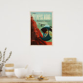 Mars tourism poster for Olympus Mons (Küche)