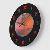 Mars Uhr. Große Wanduhr (Winkel)