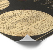 Mars und Jupiter Poster (Ecke)