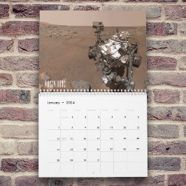 Mars und Mars Raumfahrzeuge Kalender