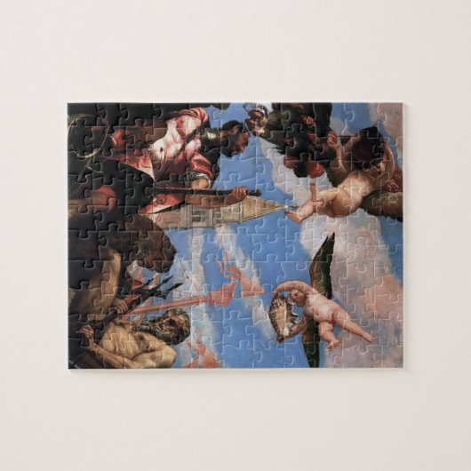 Mars und Neptun Paolo-Veronese- Puzzle (Horizontal)