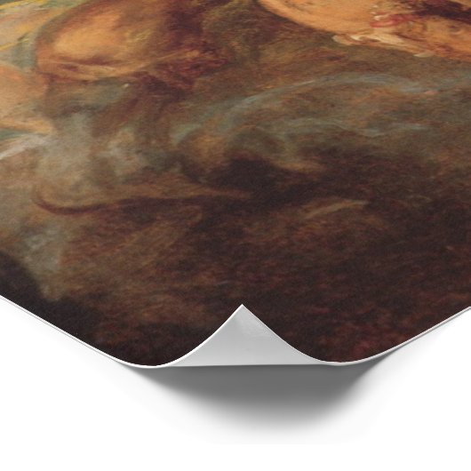 Mars und Rhea Silvia Poster (Ecke)