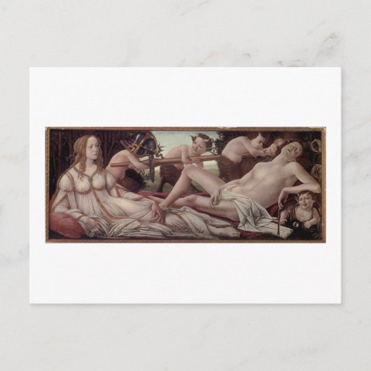 Mars und Venus Postkarte (Vorderseite)