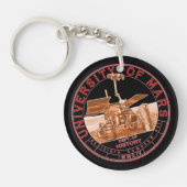 Mars University of Red Orange Logo Schlüsselanhänger (Vorderseite)