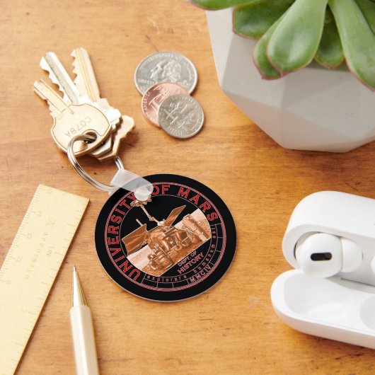 Mars University of Red Orange Logo Schlüsselanhänger (Schreibtisch)