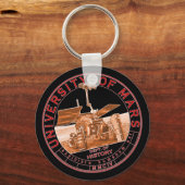 Mars University of Red Orange Logo Schlüsselanhänger (Vorderseite)