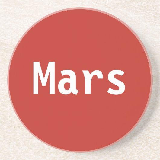 Mars Untersetzer (Vorne)
