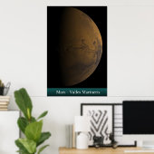 Mars - Valles Marineris Poster (Heimbüro)