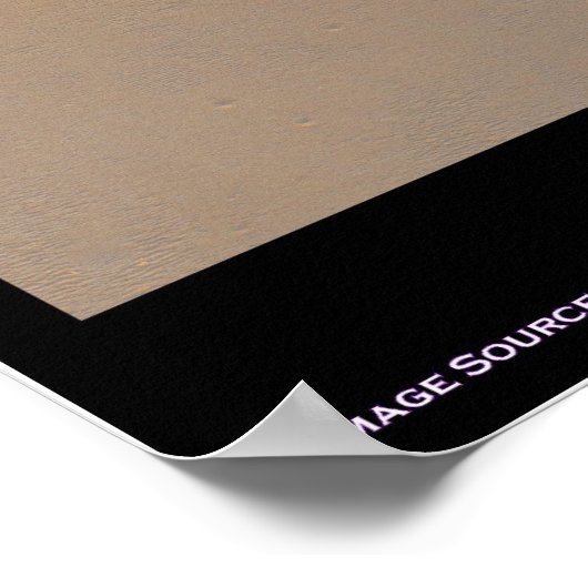 Mars Victoria Crater Poster (Ecke)