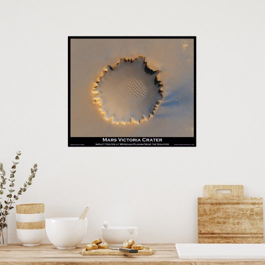Mars Victoria Crater Poster (Küche)