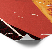 Mars Vintage Travel Poster (Ecke)