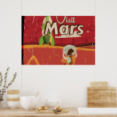Mars Vintage Travel Poster (Küche)