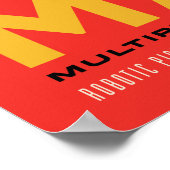 Mars Vintages Plakat für Raumfahrt (Ecke)