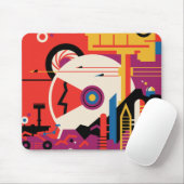 „Mars“ – Visionen der Zukunft Mousepad (Mit Mouse)
