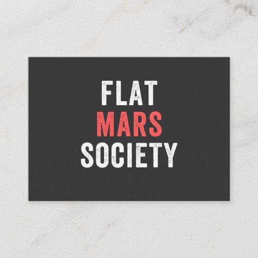 Mars Visitenkarte (Vorderseite)