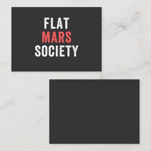 Mars Visitenkarte (Vorne/Hinten)