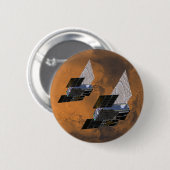 Mars von MarCO CubeSats kubiert Button (Vorne & Hinten)