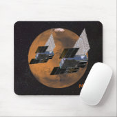 Mars von MarCO CubeSats kubiert Mousepad (Mit Mouse)