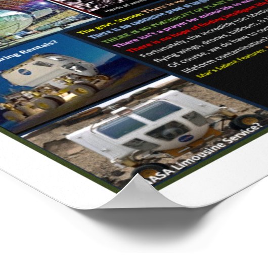 Mars Wälder Poster (Ecke)