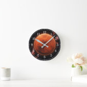 Mars Wall Clock — Space-Inspired Design Runde Wanduhr (Zuhause)