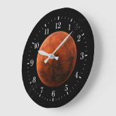 Mars Watch 2026 Version Große Wanduhr (Winkel)