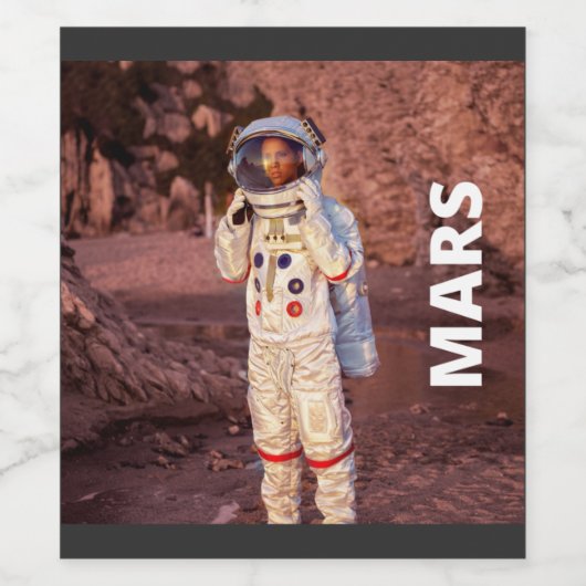 Mars Weinetiketten Weinetikett (Einzelnes Label)