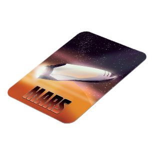 Mars Weltraumplakat Magnet