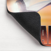 Mars Weltraumplakat Mousepad (Ecke)