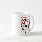 Mars wieder großartig machen kaffeetasse (VorderseiteRechts)