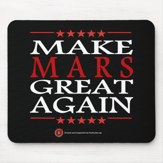 Mars wieder großartig machen mousepad (Vorne)