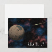 Mars... wieder? postkarte (Vorne/Hinten)