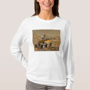 Mars-Wissenschafts-Labor reist nahe einer Schlucht T-Shirt