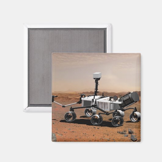 Mars - Wissenschaftslabor 2 Magnet (Vorderseite/Rückseite)