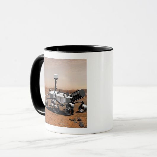 Mars - Wissenschaftslabor 2 Tasse (Vorderseite Links)