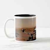 Mars - Wissenschaftslabor 2 Zweifarbige Tasse (Links)