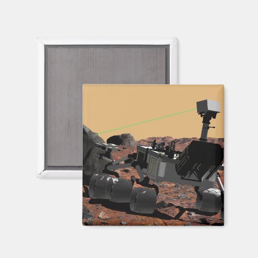 Mars - Wissenschaftslabor 3 Magnet (Vorderseite/Rückseite)