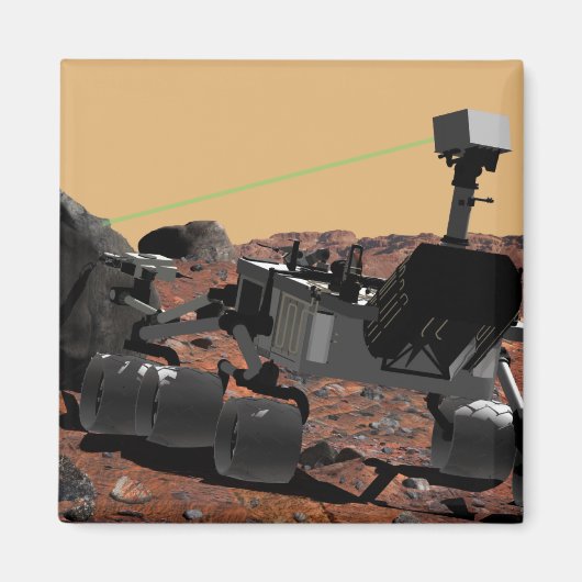 Mars - Wissenschaftslabor 3 Magnet (Vorne)