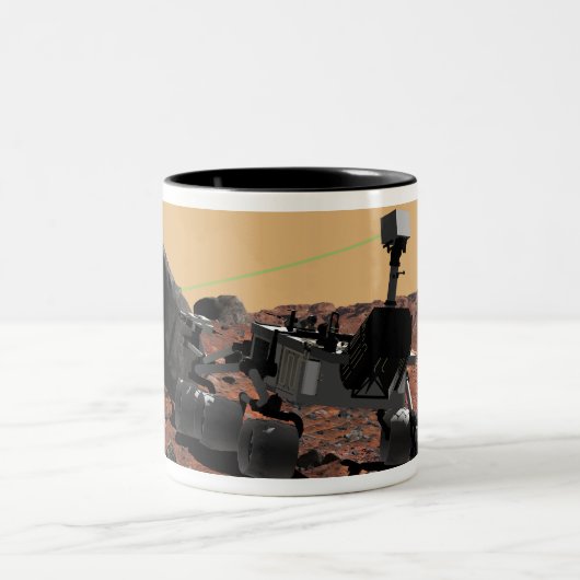 Mars - Wissenschaftslabor 3 Zweifarbige Tasse (Mittel)